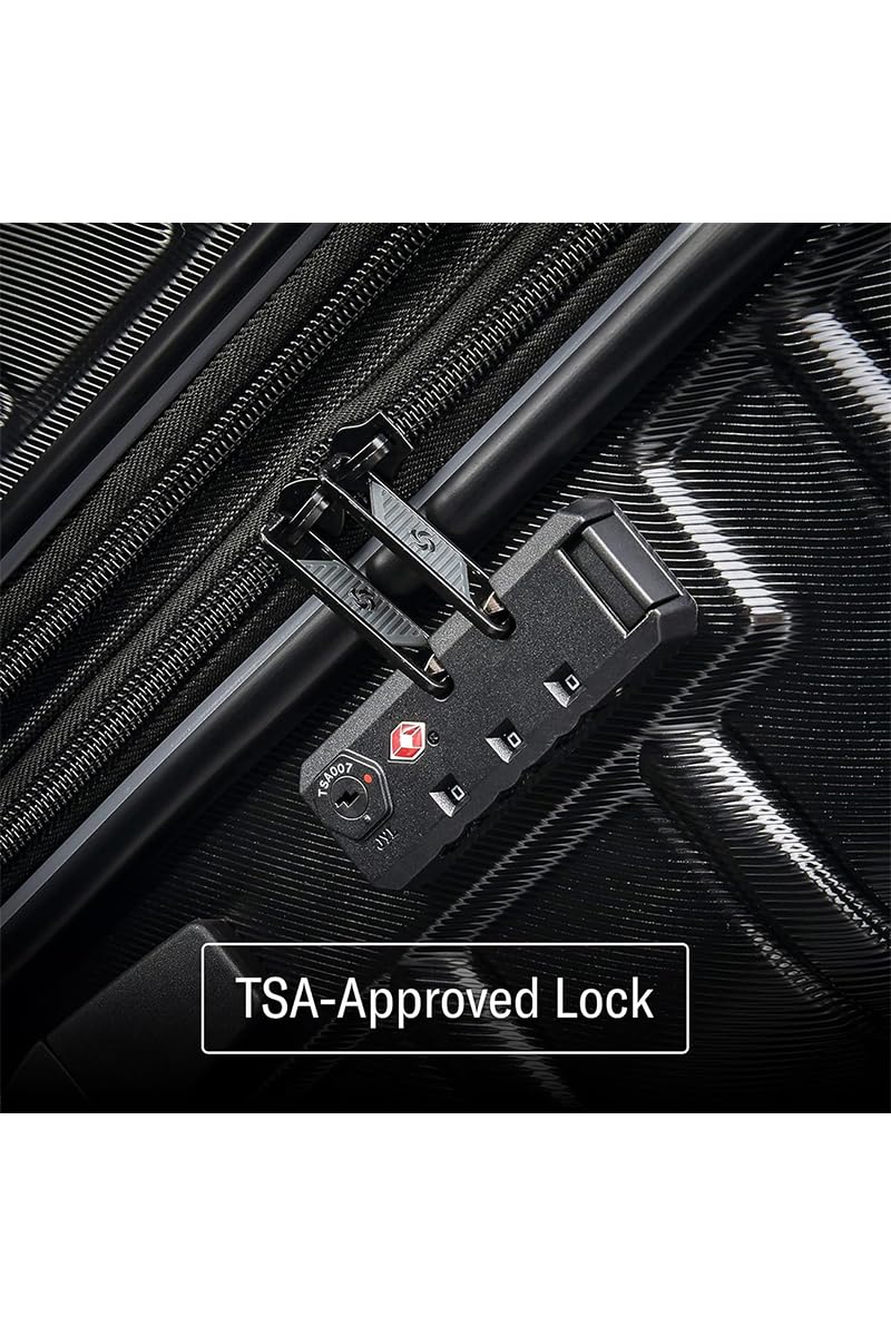 Samsonite Omni 2 Hardside Expandable Luggage with Spinner Wheels, 3-Piece Set (19/24/28), Lagoon Blue