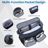 MATEIN Messenger Bag for School, Large Crossbody Satchel 15.6 inch Student College Laptop Bags with Shoulder Strap, Water Resistant Work Computer Briefcase for Office Commuting