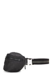 Gucci, Pre-loved Black GG Nylon Waist Pouch, Black