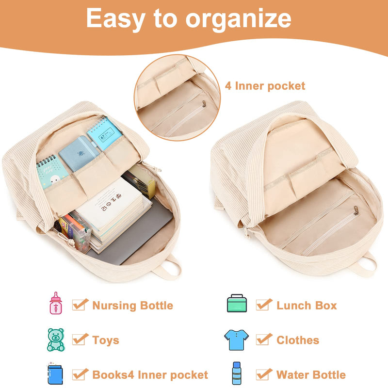 BTOOP School Backpacks for Teen Girls Bookbags Set Lightweight Kids Backpack School Bags with Lunch Box Pencil Case