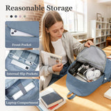Simple School Backpack For Women Men Aesthetic Medium Backpack Lightweight Casual Daypack College Backpacks Cute Bookbag for Teens Girls Boys Basic Bagpack（Blue）