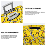 Lukbfall Cute Rubber Ducks Luggage Suitcase Covers Elastic Washable Yellow Cartoon Ducky Luggage Protector Travel Suitcase Protective Cover For Kid And Adult, S (Fit 18-21 Inch Luggage)