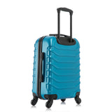 InUSA ENDURANCE Luggage with Spinner Wheels | Spacious Durable Lightweight Hardside Suitcase, Travel Bag with Handle and Trolley | 24-Inch Medium Checked Luggage | Teal