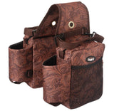 Tough 1 Printed Saddle Bag Brown Tooled