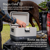 Coleman Pro Heavy-Duty 9qt Ultra-Light Premium Hard Cooler Lunchbox, Extra-Thick Insulation Keeps Ice for Days