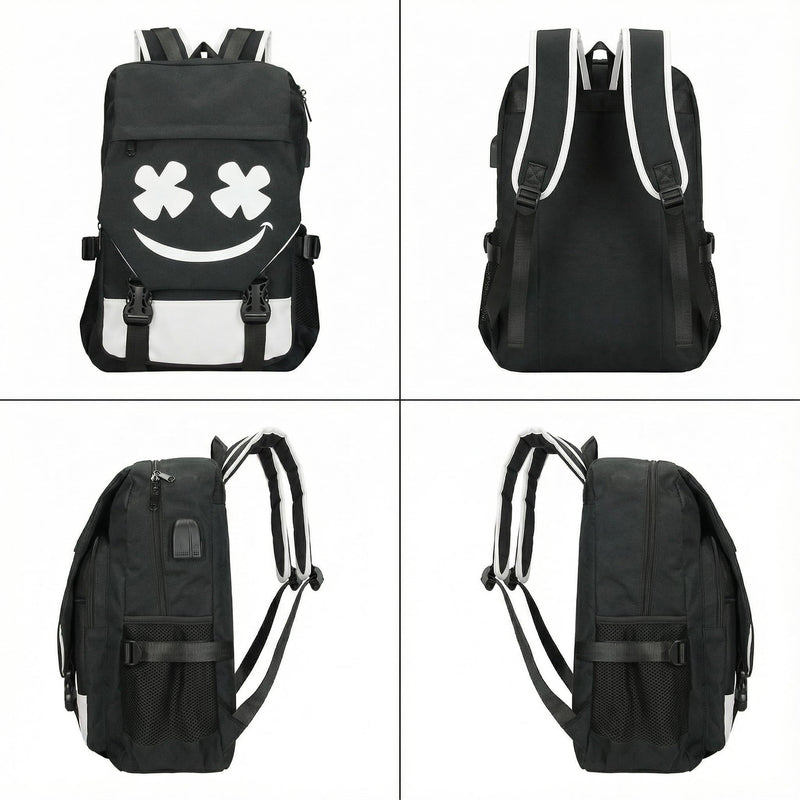 GRENDS Backpack for Boys Kids Bookbag for Elementary Middle Schoolbag for Boys Backpack Children Teens Waterproof Lightweight Casual Daypack with Lunch Bag Set