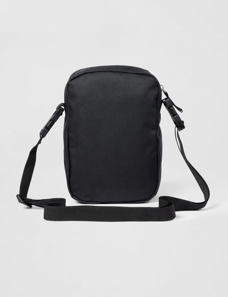 Nike Unisex Heritage Crossbody Bag (4L), Black/Black/White, MISC