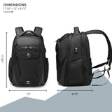Swissdigital Design Men Laptop Backpack with Apple Find My, Business Travel Backpack with USB Charging Port and RFID Protection Fits Laptops up to 15.6 Inch | Terabyte NG
