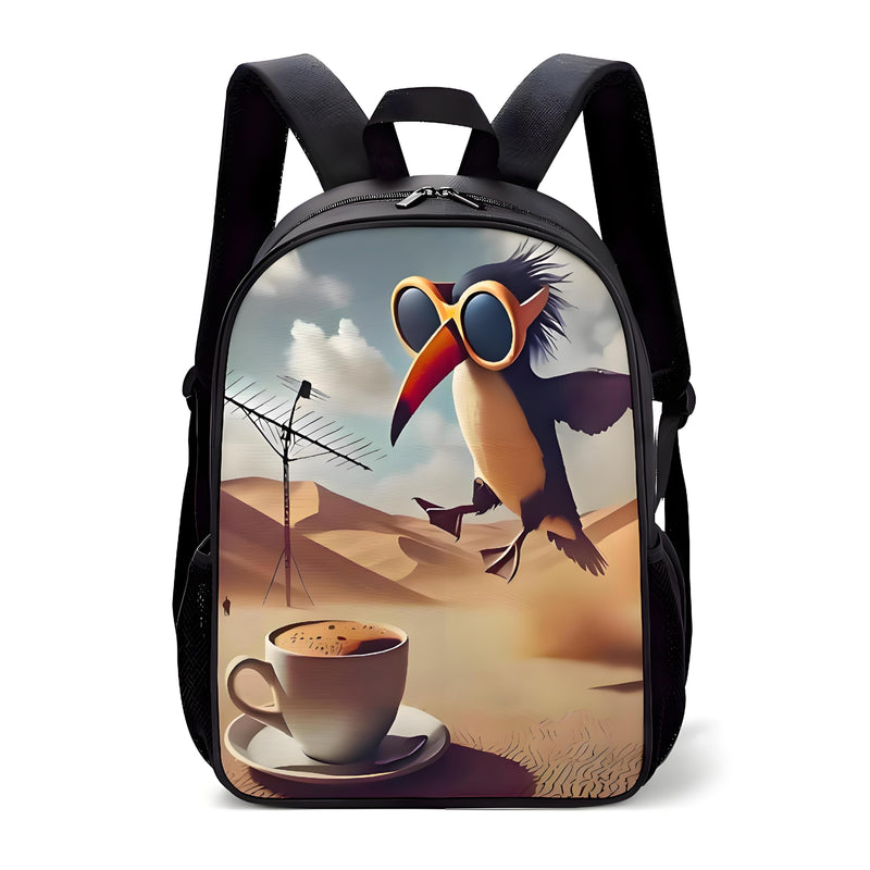 LGZLGZ Italian Brainrot-Duty Polyester Backpack | Ultra-Durable School Bag for Boys & Girls | Large Capacity, Lightweight Design with Multi-Compartments | Perfect for School, Travel & Hiking