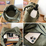 Collsants Messenger Bag for Women Men Satchel Bag Canvas Crossbody Shoulder Bag Casual Sling Bag(black)