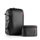 PGYTECH OneMo 2 35L-45L Camera Backpack with Shoulder Bag for 17" Laptop, Waterproof DSLR Camera Pack for Canon/Nikon/Sony, Extra Large Photography Bag, Drone Backpack for DJI Mini 3 Pro/Mavic 3/ FPV