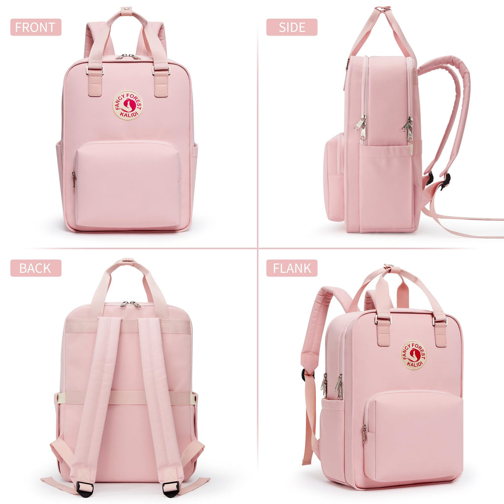 KALIDI 16 Inch Women Laptop Backpack, 15.6 Inches Business Office Work Daypack Rucksack Travel Airplane Gym Bag