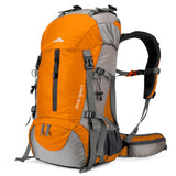Loowoko 50L Hiking Backpack, Waterproof Camping Essentials Bag with Rain Cover, 45+5 Liter Lightweight Backpacking Back Pack