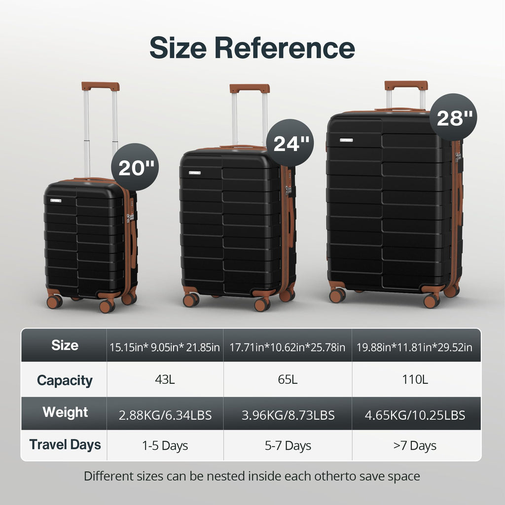 Vip Suitcase Set Vipbox Luggage Sets 3 Piece (3-YEARS VIP SERVICE) Hardshell Expandable ...