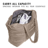 adidas All Me Quilted Puffer Tote Bag for Women