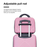Tripcomp 2 Piece Carry on Luggage Set, Airline Approved 20 Inch Luggage with Cosmetic Case HardShell Suitcase with Spinner Wheels, Lightweight Durable Hardside Suitcases Set, Pink