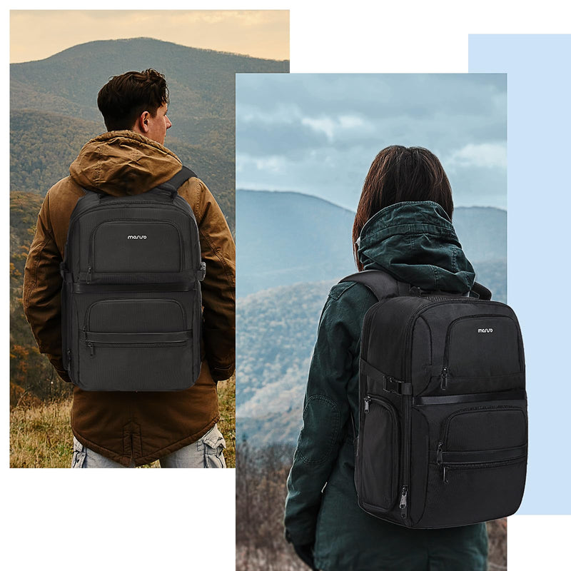 MOSISO Camera Backpack, DSLR/SLR/Mirrorless Camera Case, Side Quick Access Photography Travel Bag with 15-16 inch Laptop Compartment&Rain Cover&3 Front Pockets Compatible with Canon/Nikon/Sony, Black