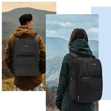 MOSISO Camera Backpack, DSLR/SLR/Mirrorless Camera Case, Side Quick Access Photography Travel Bag with 15-16 inch Laptop Compartment&Rain Cover&3 Front Pockets Compatible with Canon/Nikon/Sony, Black