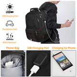 LTINVECK Travel Laptop Backpack, Extra Large Backpack for Men Women with USB Charging Port, TSA Friendly Heavy Duty Big Business Computer Bag Tech Backpacks Bag Fit 17 Inch Laptops, RFID Backbag