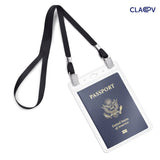 Claev Flexible and Tear Resistant Vertical 4x6 Passport & Card Holders (4x6 Extra Large (XXL), 250 Pack), Clear Zipperless ID Plastic Name Card Badge Holders for Travel, Conferences, Conventions