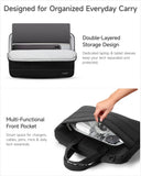 LUGGEX Laptop Case Sleeve 17-17.3 Inch, LTX02 360° Protective 17 Inch Laptop Shoulder Bag Computer Carrying Case Compatible with HP, Dell, Lenovo (LTX-Core, Black)