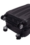 Rockland London Hardside Spinner Wheel Luggage, Black, Carry-On 20-Inch