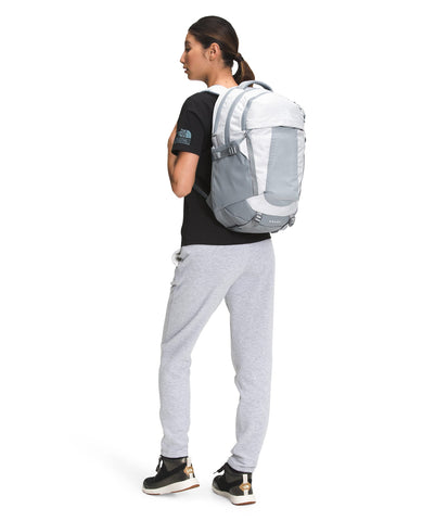 The North Face Women's Recon Everyday Laptop Backpack, TNF White Metallic Mélange/Mid Grey, One Size