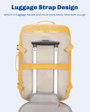 Hynes Eagle Carry on Backpack 38L Large Travel Backpack for Women Flight Approved Weekender Bag Laptop Backpack Men 15 inches Yellow