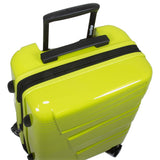 Dejuno Lumos New Generation Hardside Expandable Spinner Luggage, Lime, 3-Piece Set