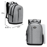 Dickies Large Laptop Backpack for Men and Women, Water Resistant College Computer Bag for School Travel Work, Fits 15.6 Inch Notebook (Charcoal)