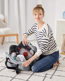 Skip Hop Diaper Bag: Iconic Duo Weekender, Extra Large Capacity with Changing Pad & Stroller Attachment, Grey Melange