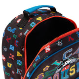 Disney Store Official Mickey Mouse Letters Backpack - Kids Backpack with Embroidered Accents, Adjustable Straps, Zip Compartments & Mesh Pockets, Screen Art Featuring Mickey Mouse