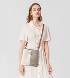 KALIDI Crossbody Bag for Women Shoulder Tote Handbag PU Leather Bucket Bag Cross body Purse with Adjustable Strap, Multi Pockets