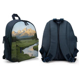 Teton Peaks Backpack - 12.6 Inch Casual Daypack with Multi-Pockets BookBag for Daily Essentials