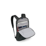 Osprey Ozone Slim Pack - Lightweight Laptop Backpack with AirScape Suspension, Water Bottle Pockets & Slim Travel Design - Fits Most 16" Laptops - Personal Item or Carry-On Compatible, Black