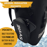 Brew Haas Backpack Cooler Matte Black, Premium Leak Proof Zipper, Insulated, Smart aerogel Pockets, This Waterproof Back Pack Cooler Soft Sided, Hold 36 Can Like The yeti and rtic Coolers