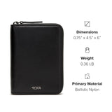 TUMI - Belden Zip-Around Passport Case - Leather Travel Wallet and Organizer - With Document & Passport Holder - Thyme