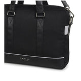 RADLEY London Deans Street Men's Medium Leather Ziptop Satchel Bag, Black