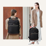 GOLF QUALITY Travel Backpack for Women - Carry On Travel Laptop Backpack,Personal Item Travel Bag Waterproof Large Casual Daypack Backpack for Business Trip Weekender,17.3Inch,Black