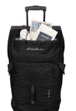 Eddie Bauer Traverse Luggage | Roller Wheels | Telescoping Handle | Travel | Vacation | Ripstop Nylon - Black, 31"