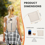 TUIKEN Small Hiking Backpack 10L- Lightweight Packable Foldable Backpack for Travel Camping Outdoor Commute, Compact Rucksack for Women Men(Beige)