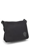 Gucci, Pre-loved Black Canvas Hysteria Messenger Bag, Black