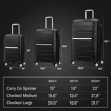 Samsonite Freeform Hardside Carry-On Luggage with Spinner Wheels - Hardshell Suitcase - TSA, Airline-Approved - Expandable Hard Shell, Smooth Rolling Wheels for Lightweight Travel - White/Grey