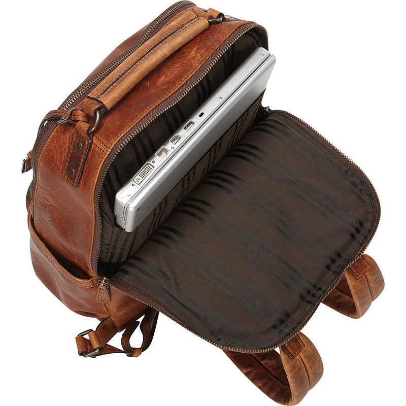 FRYE Logan Backpack Backpack Cognac Antique Pull Up One Size