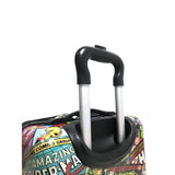 Fast Forward Marvel Comic Heroes Hard-Sided Tween Spinner Luggage, 20 Inches Carry-On Travel Trolley Marvel Suitcase for Kids