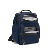 TUMI - Alpha Brief Pack - Men's and Women's Work and Travel Laptop Backpack with Padded Adjustable Strap - Fits Up to 15" Screen - Navy