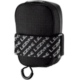 LEZYNE Road Caddy Compact Bike Saddle Bag - Lightweight Durable Nylon Cycling Under Seat Pouch with Velcro Attachment, Clamshell Opening & Reflective Accents for Road Bikes & Commuters, 0.4L Capacity