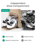 BAGSMART 30L Travel Backpack for Women, Carry on Backpack for Airplanes, Gym Backpack with Shoe Compartment, Lightweight Travel Bag Fits 15.6 Inch, Water-Resistant, Desert