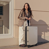 Eeeza Expandable Luggage Sets 5 Piece,Suitcases with Detachable Wheels,ABS Hard Case Luggage with TSA Lock Spinner Wheels,Carry On Luggage Set