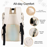 COTTONBEBE Western Diaper Bag with Changing Pad, Large Baby Bags Backpack with Stroller Straps & Insulated Pockets, Multifunction Waterproof Travel Diapers Back pack for Women & Man, Boho